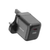 Green Lion Ultra Compact GaN Wall Charger UK Pin USB-C 20W (with C to C / C to L Cable)