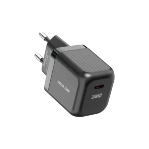 Green Lion Ultra Compact GaN Wall Charger EU Pin USB-C 20W (with C to C / C to L Cable)