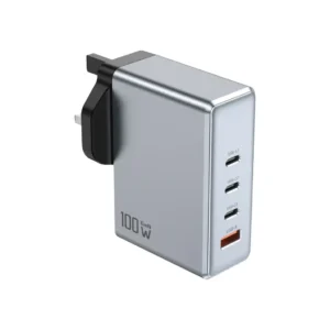 Green Lion GaN Premium UK Plug Wall Charger 100W