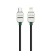 Green Lion USB-C to Lightning Electroplated Braided Cable