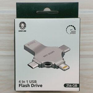Green Lion 4 in 1 USB Flash Drive 256GB