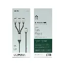Green Lion 3-in-1 Cable Braided Type-C to C+C+L