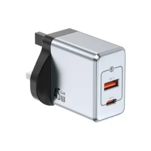 Green Lion GaN Premium UK Plug Wall Charger 45W
