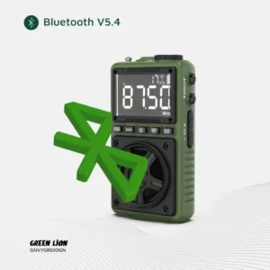 Green Lion Voyager Portable Radio | Flash Light