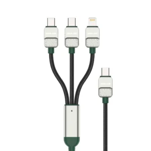 Green Lion 3-in-1 Cable Braided Type-C to C+C+L