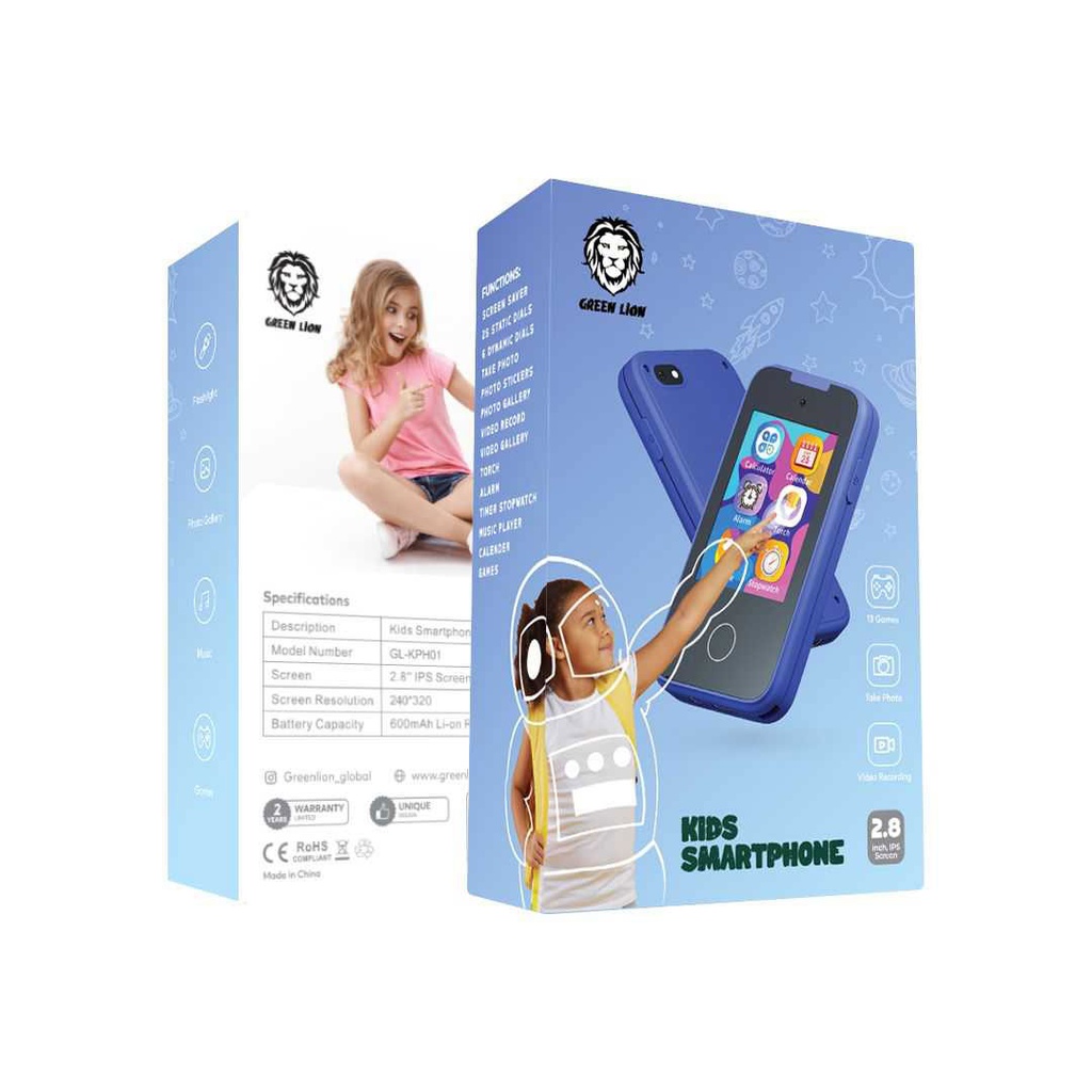 Green Lion Kids Smart Phone 2.8″