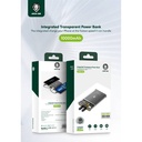 Green Lion Integrated Transparent Power Bank 10000mAh Green Lion