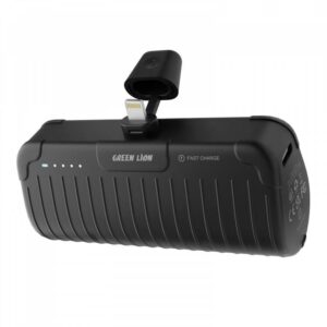 Green Lion Pocket Power Bank 5000mAh PD 20W with Lightning Connector